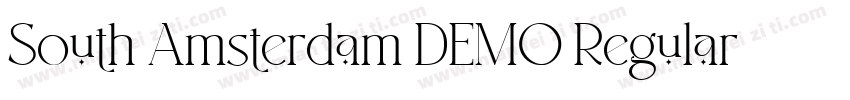 South Amsterdam DEMO Regular字体转换